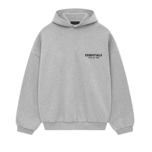 Fear of God Essentials Fleece Hoodie Light Heather Gray