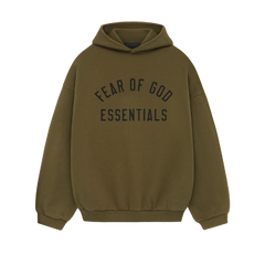 Fear of God Essentials FW24 Olive Hoodie