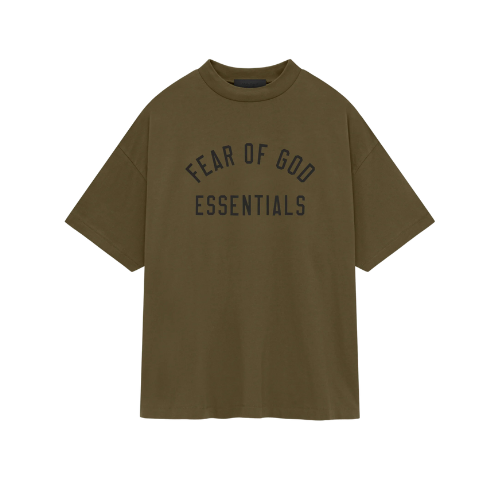 Fear of God Essentials FW24 Olive T-shirt