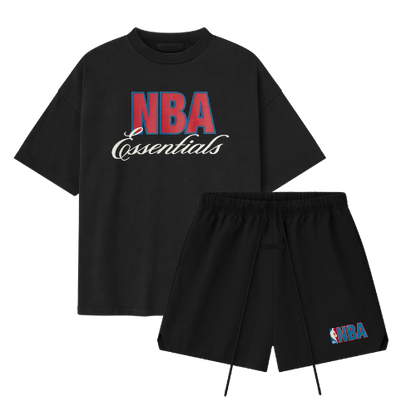 Fear of God Essentials NBA 90's Black Summer Set
