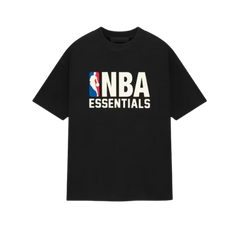 Fear of God Essentials NBA Black White T-shirt