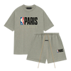FEAR OF GOD ESSENTIALS NBA PARIS WARM HEATHER SUMMER SET