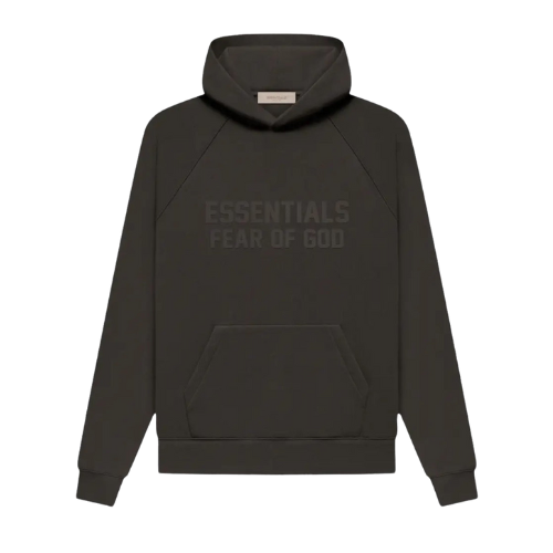 Fear of God Essentials Off Black Hoodie