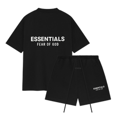 Fear of God Essentials SS25 Jet Black Summer Set