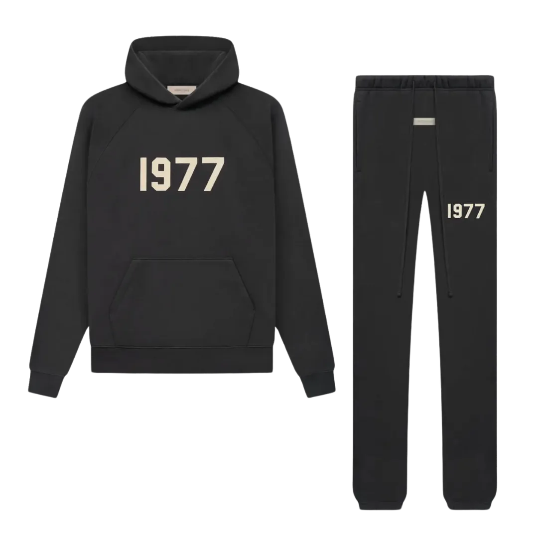 Fear of God Essentials 1977 Iron Black Full set Kids