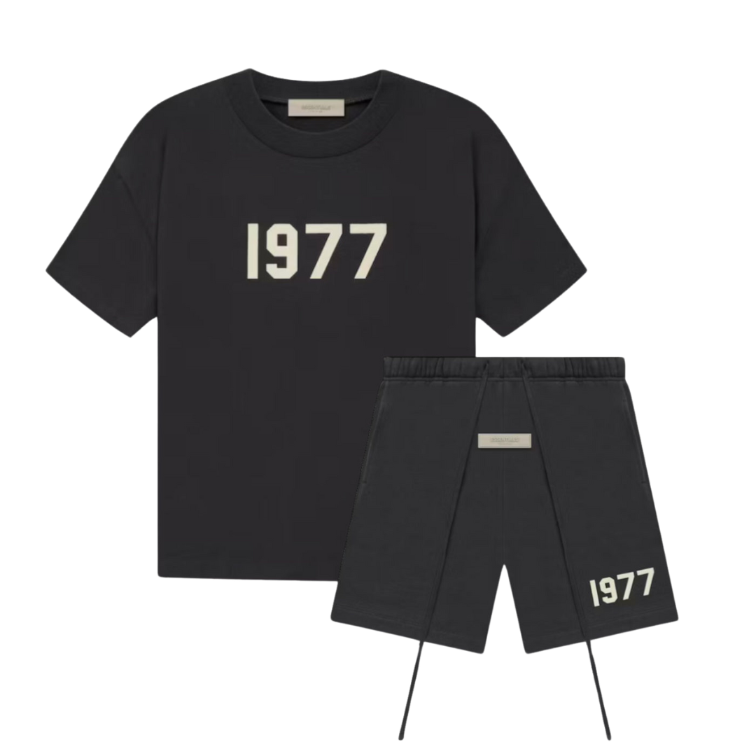 Kids Fear of God Essentials 1977 Iron Summer Set