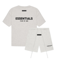 Fear of God Essentials Light Oatmeal Summer set