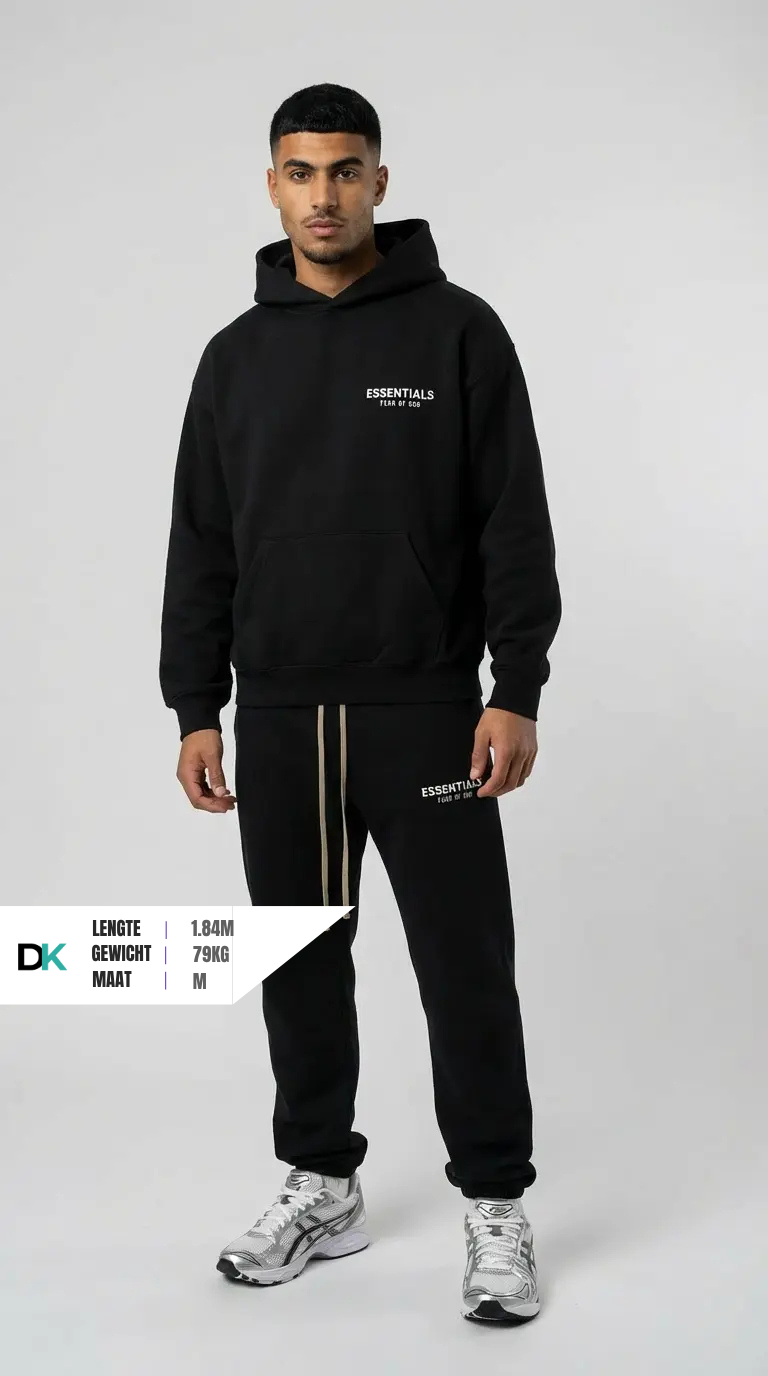 Fear of God Essentials FW24 Black White Full set