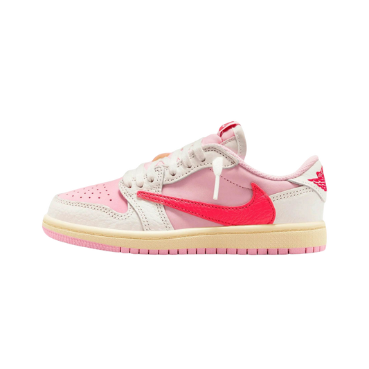 Jordan 1 Retro Low OG SP Travis Scott Sail Tropical Pink (PS)
