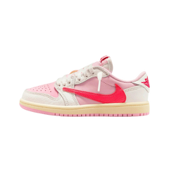 Jordan 1 Retro Low OG SP Travis Scott Sail Tropical Pink (PS)
