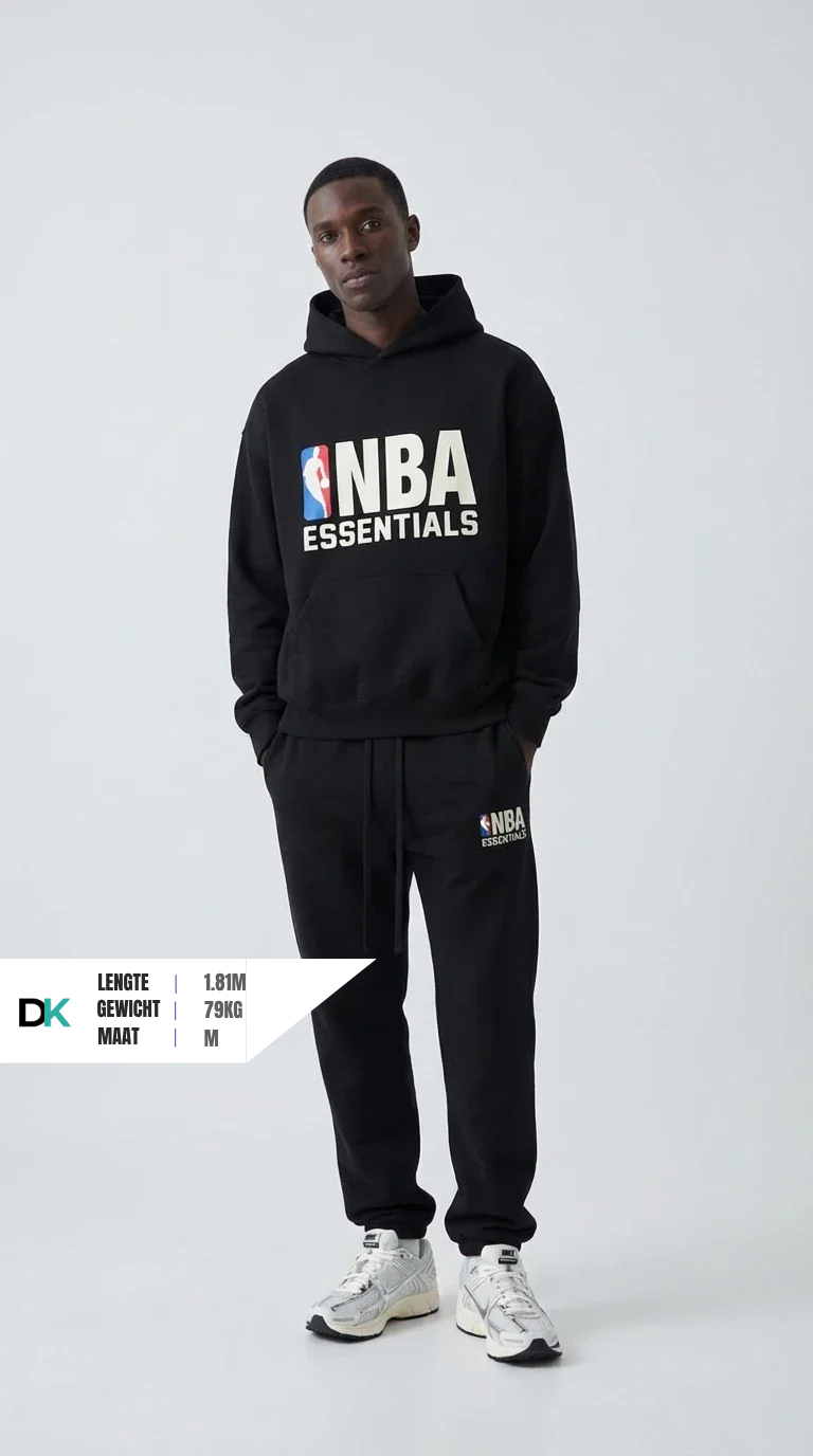 Fear of God Essentials NBA Black White Full set
