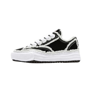 Maison Mihara Yasuhiro Peterson OG Sole Canvas Low Frayed Black