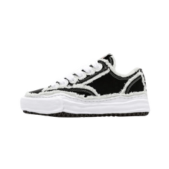 Maison Mihara Yasuhiro Peterson OG Sole Canvas Low Frayed Black