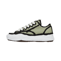 Maison Mihara Yasuhiro Peterson OG Sole Canvas Low Frayed Khaki