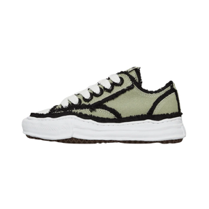 Maison Mihara Yasuhiro Peterson OG Sole Canvas Low Frayed Khaki