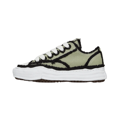 Maison Mihara Yasuhiro Peterson OG Sole Canvas Low Frayed Khaki