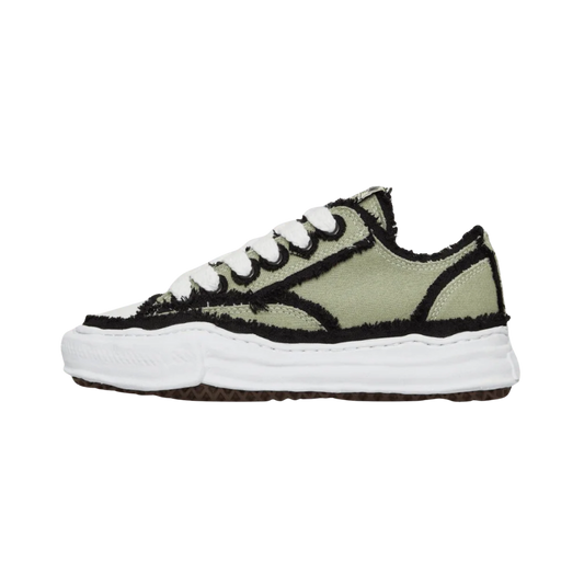 Maison Mihara Yasuhiro Peterson OG Sole Canvas Low Frayed Khaki