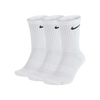 Nike Everyday Cushioned Sports Socks 3 Pack White