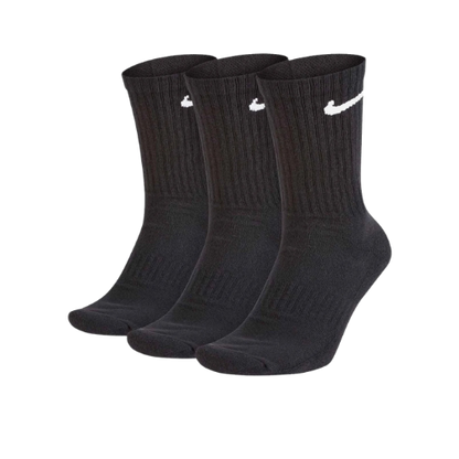 Nike Everyday Cushioned Sports Socks 3 Pack Black