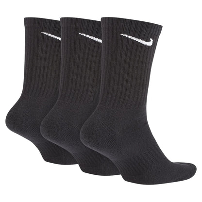 Nike Everyday Cushioned Sports Socks 3 Pack Black