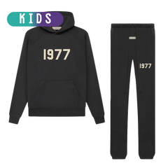 Fear of God Essentials 1977 Iron Black Full set Kids