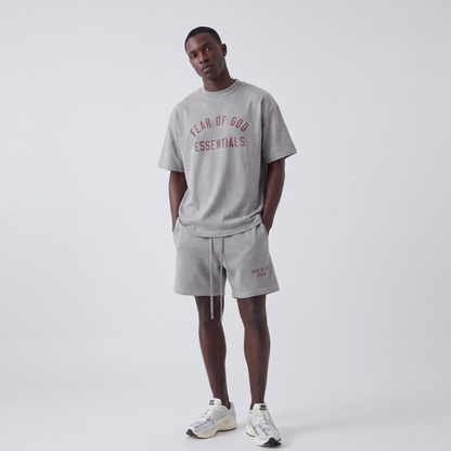 Fear of God Essentials FW24 Dark Heather Summer Set