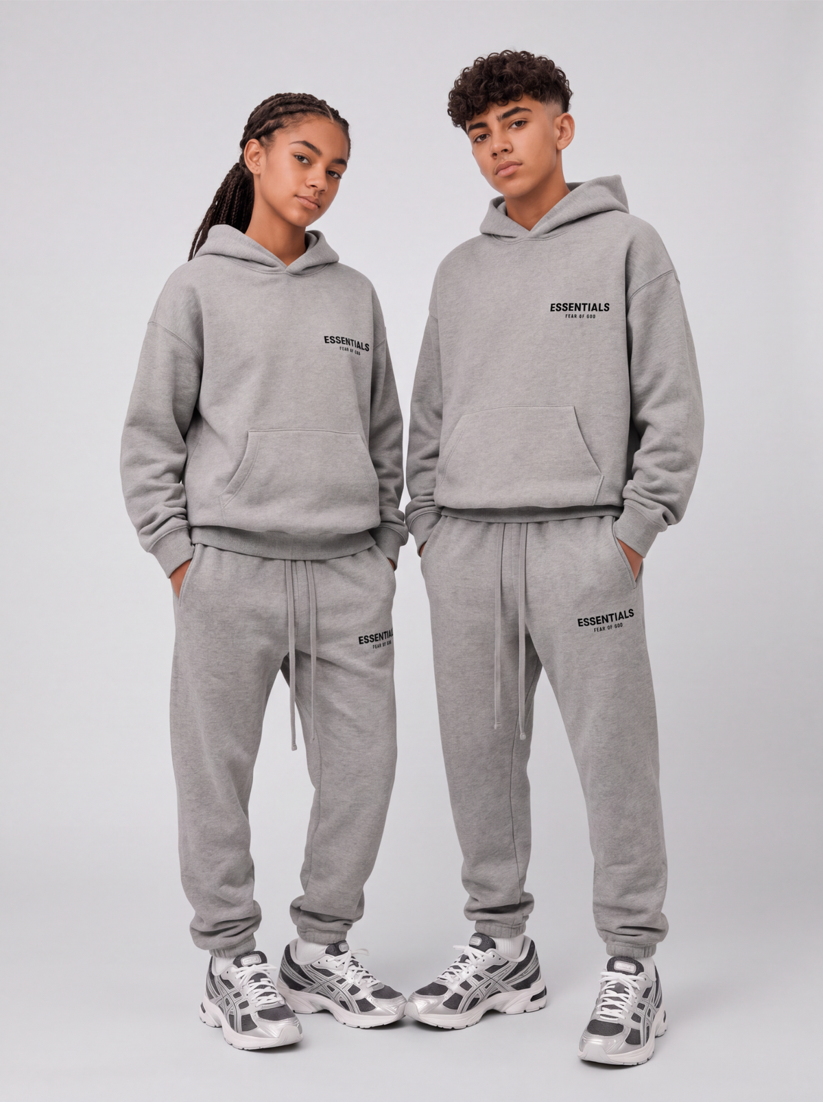 Fear of God Essentials Dark Oatmeal Full set Kids