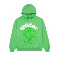 Sp5der Web Hoodie Slime Green