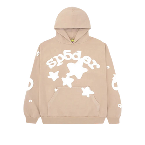 Sp5der Beluga Hoodie Sand