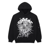 Sp5der OG Web Hoodie Black