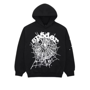 Sp5der OG Web Hoodie Black