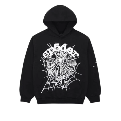 Sp5der OG Web Hoodie Black