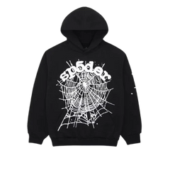 Sp5der OG Web Hoodie Black