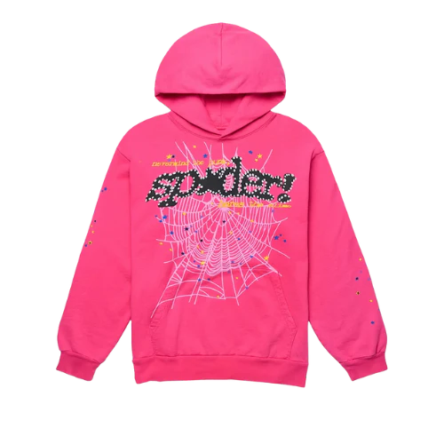 Sp5der P*nk V2 Hoodie Pink