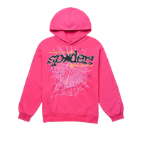 Sp5der P*nk V2 Hoodie Pink