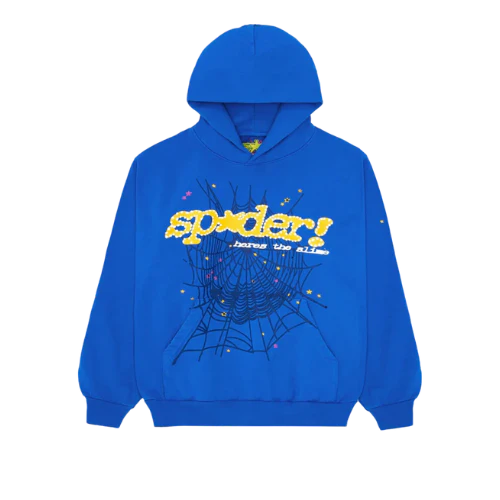 Sp5der TC Hoodie Blue