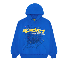 Sp5der TC Hoodie Blue
