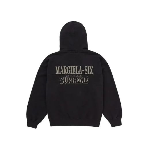 Supreme MM6 Maison Margiela Eagle Zip Up Hooded Sweatshirt Black