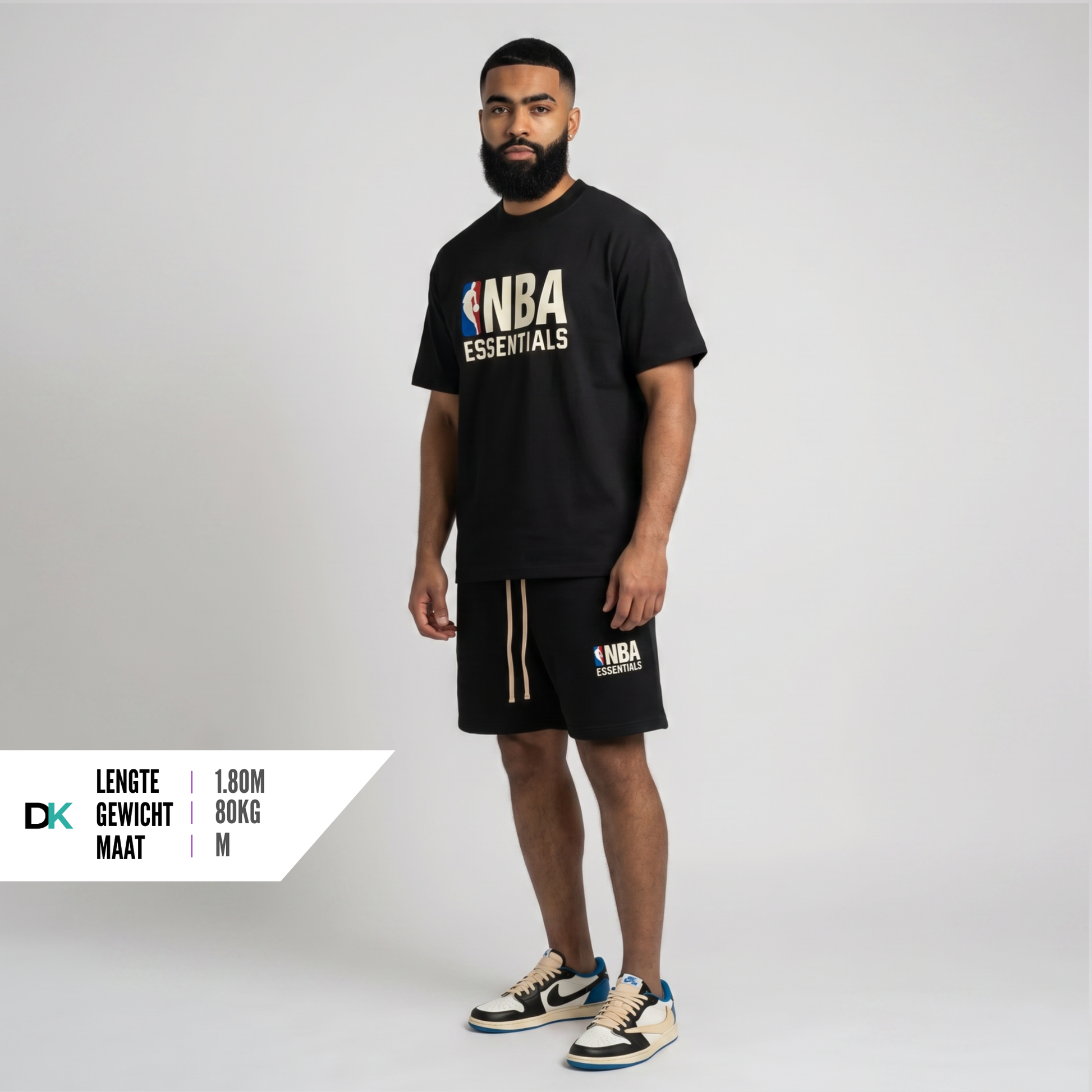 Fear of God Essentials NBA Black White Summer Set