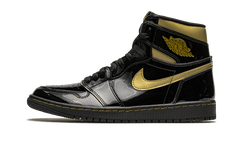 Air Jordan 1 High Black Metallic Gold