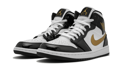Air Jordan 1 Mid Black Gold