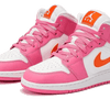Air Jordan 1 Mid Pinksicle Safety Orange
