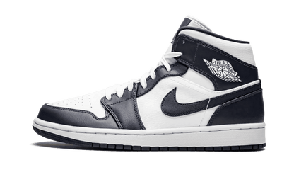 Nike Air Jordan 1 Mid White Metallic Gold Obsidian