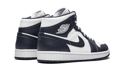 Nike Air Jordan 1 Mid White Metallic Gold Obsidian