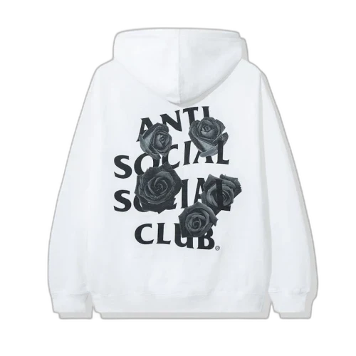 Anti Social Social Club Bat Emoji Hoodie White