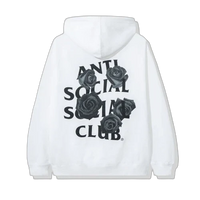Anti Social Social Club Bat Emoji Hoodie White