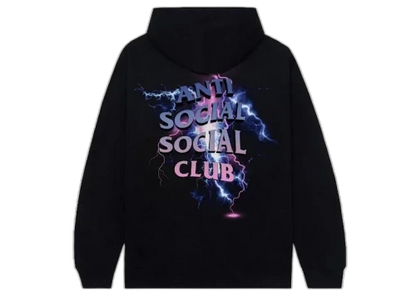 Anti Social Social Club Bolt From The Blue Hoodie Black