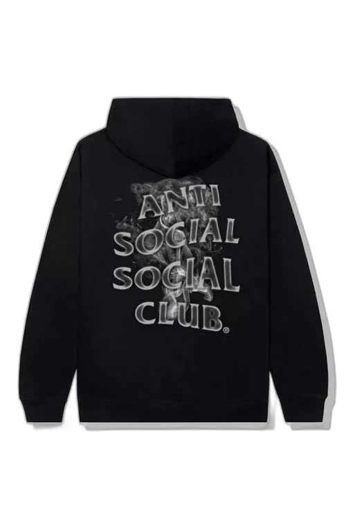 Anti Social Social Club Burnout Hoodie Black