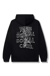 Anti Social Social Club Burnout Hoodie Black