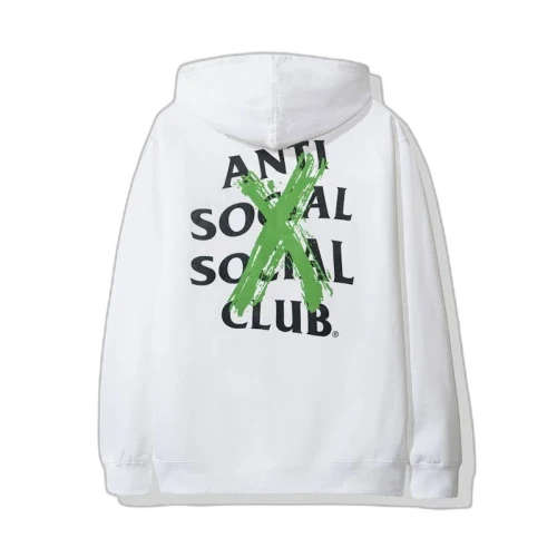 Anti Social Social Club Cancelled Remix Hoodie (FW19) White
